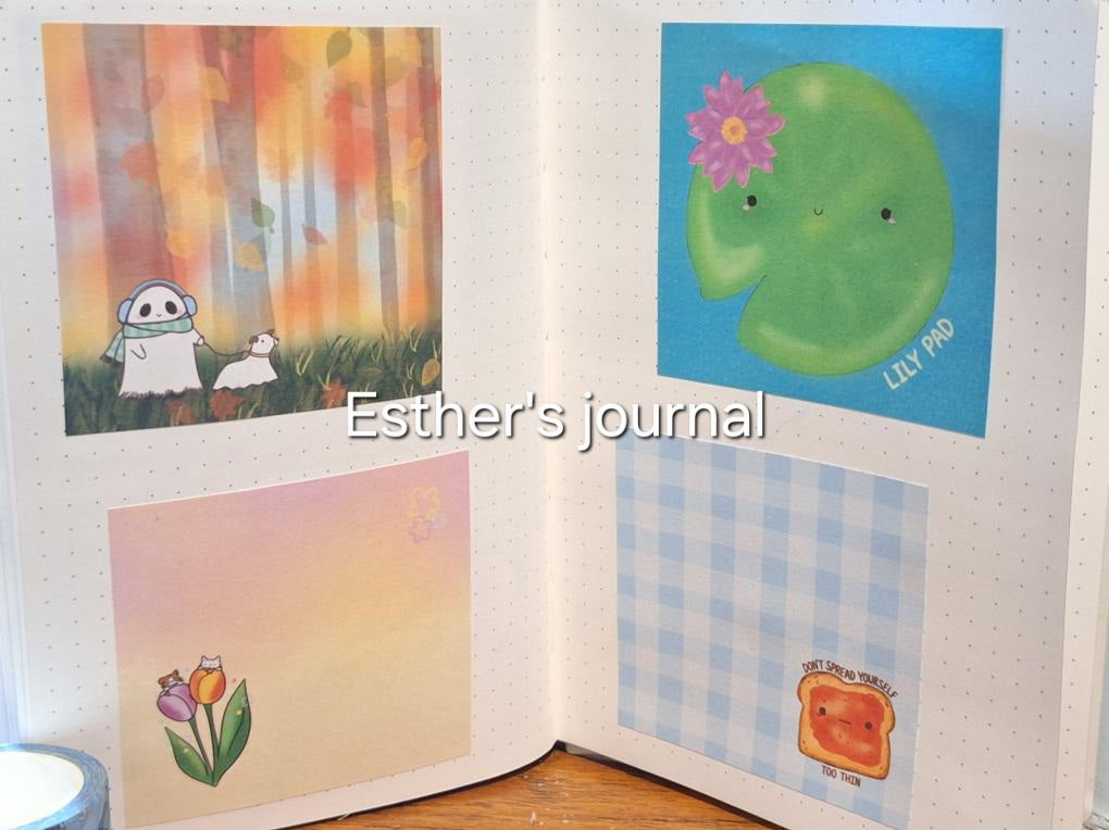 Autumn Walkies Sticky Notes