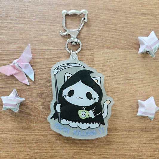 You're Killing It Reapurrrr Glow in the Dark Keychain