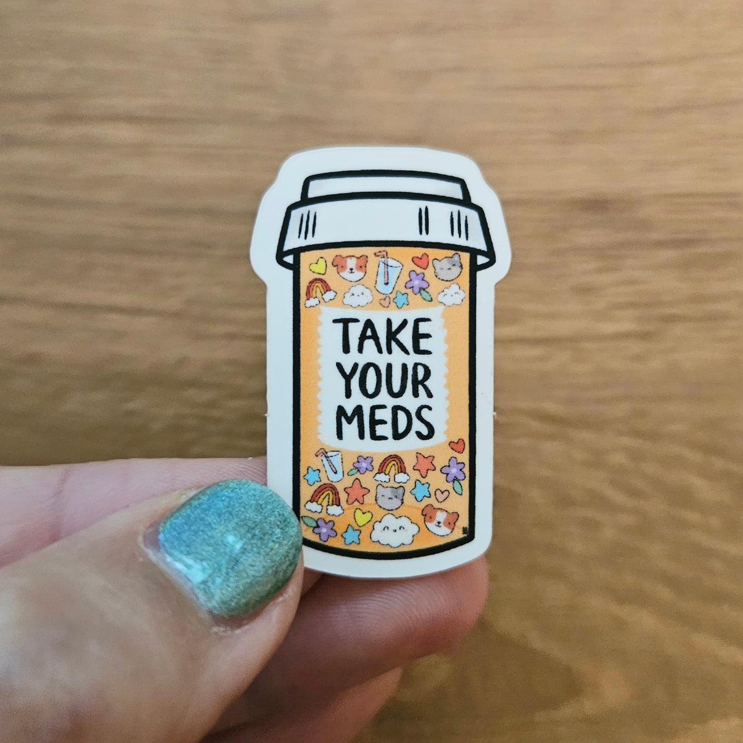 Take Your Meds Vinyl Sticker