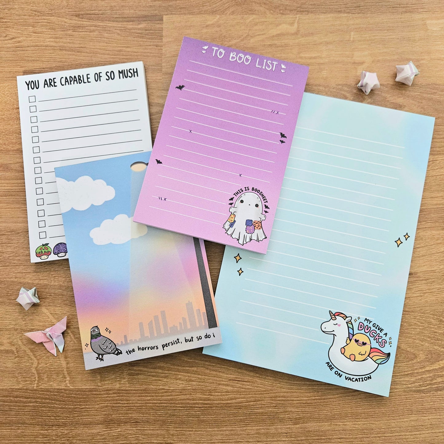 My Give a Ducks are on Vacation Notepad
