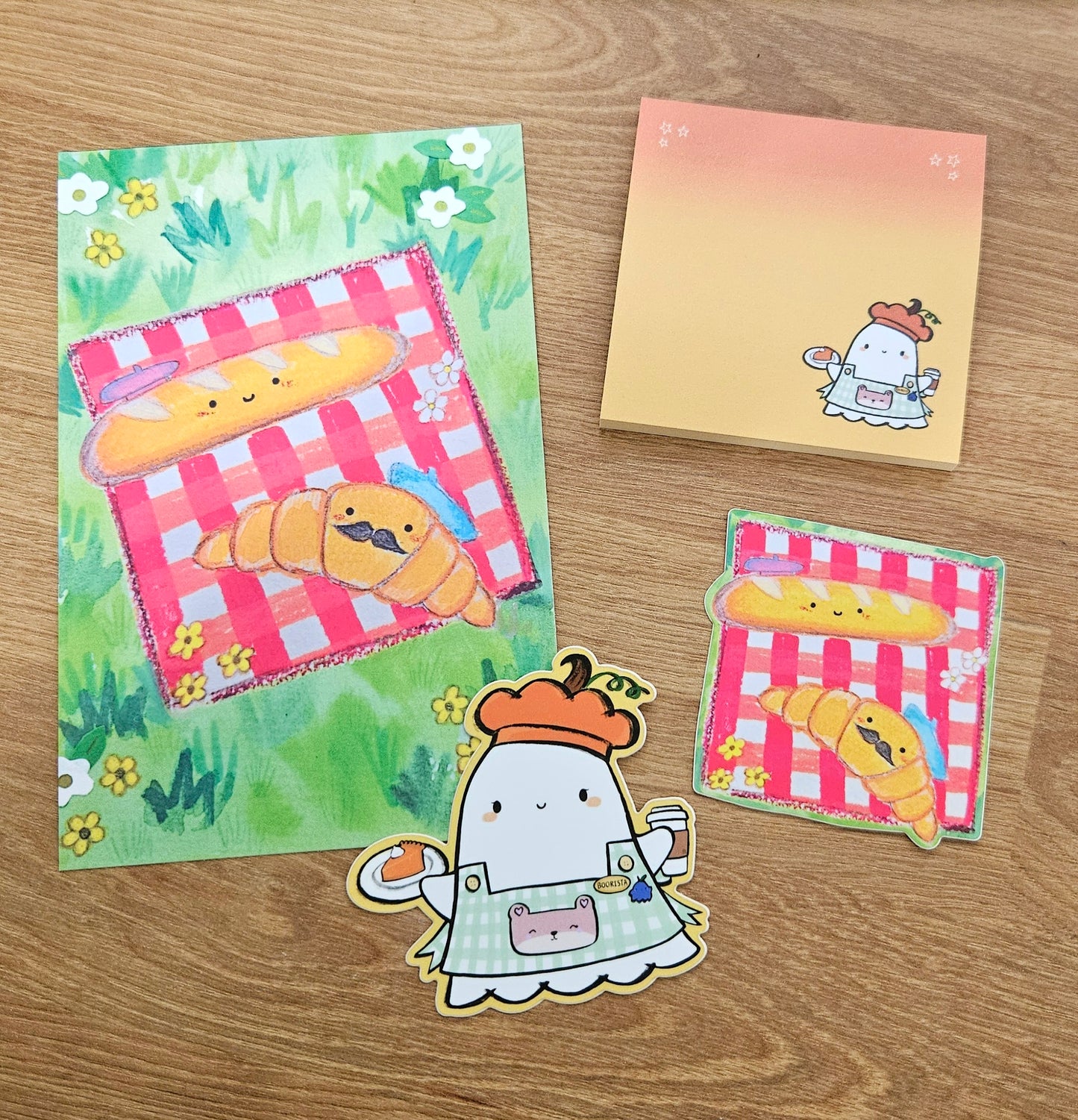 Loaf Around With Me Post Card Art Print(4x6")