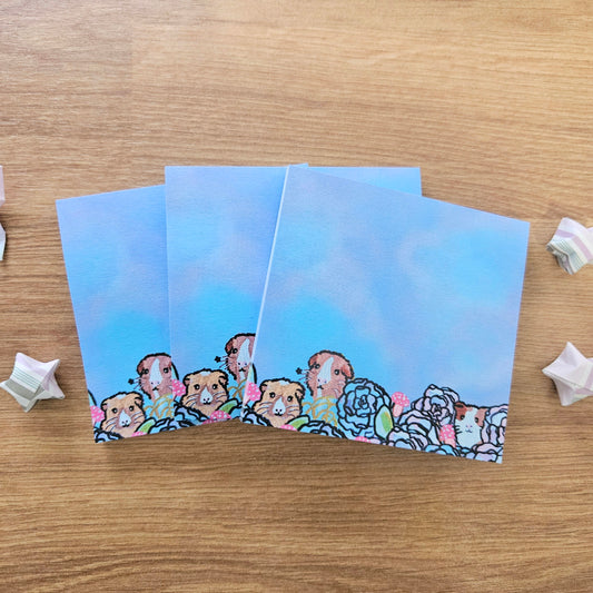 Guinea Pig Garden Sticky Notes