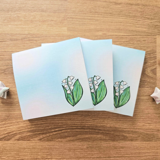 Lily of the Valley Sticky Notes (Spring Special)