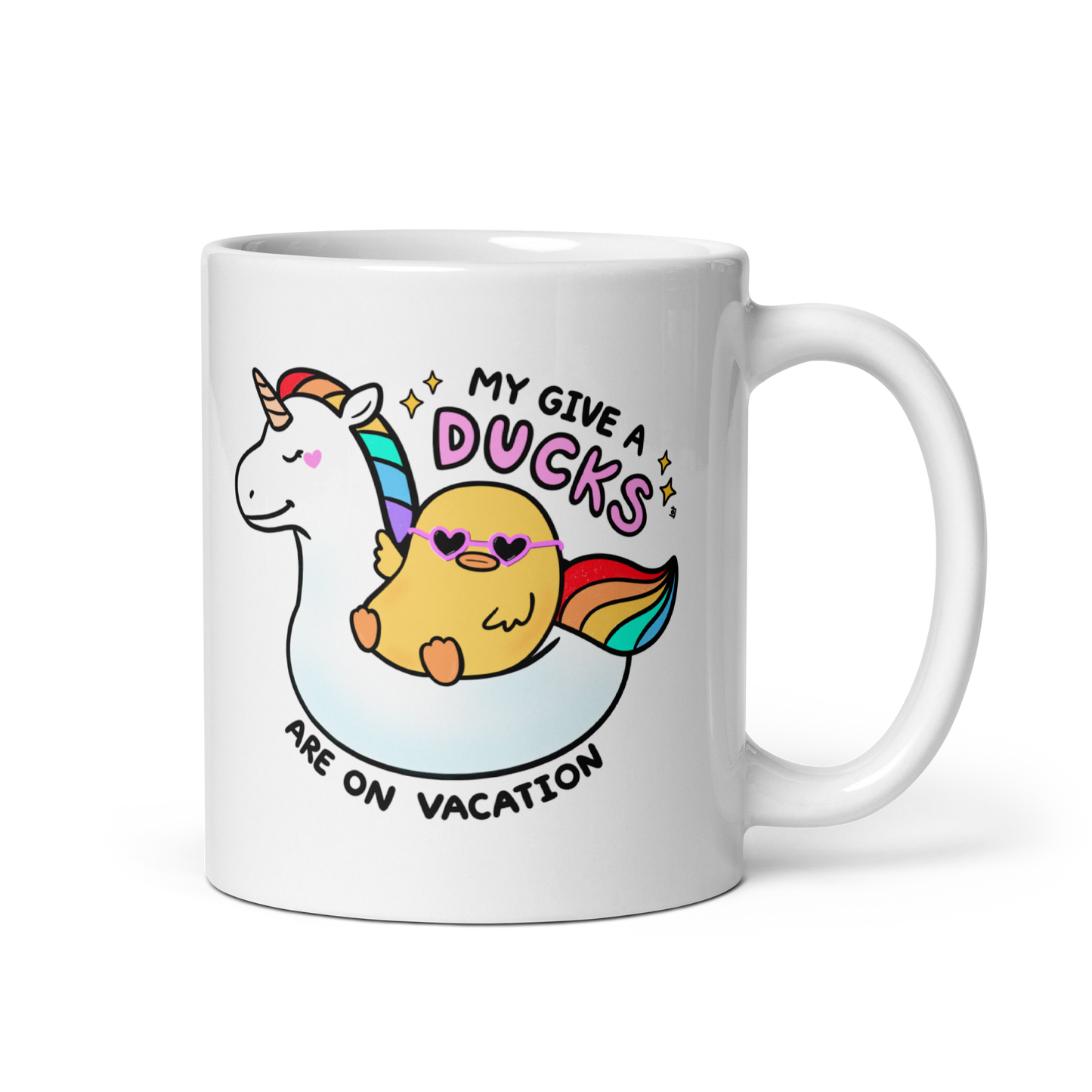 My Give a Ducks Are on Vacation Mug