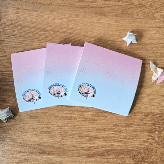 Will Play Dead to Avoid People Possum Sticky Notes