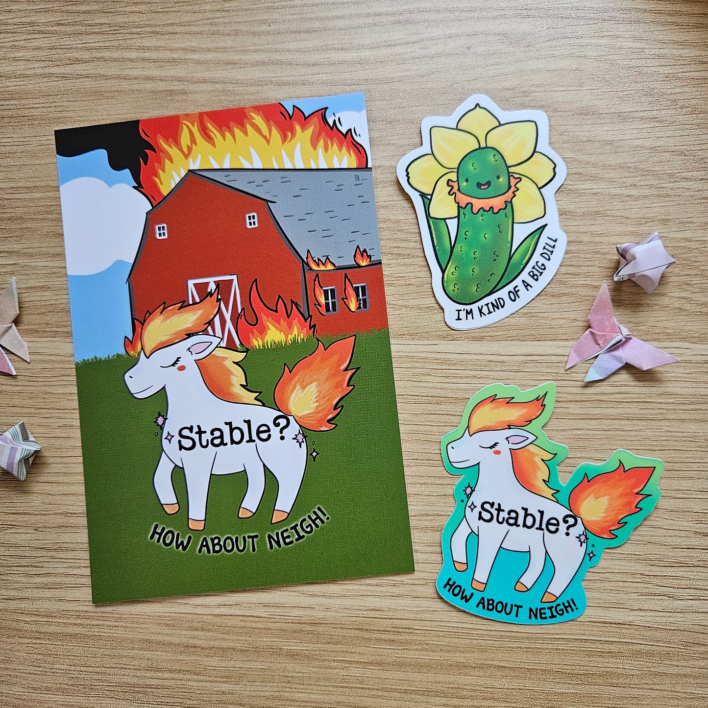 Stable? How About Neigh! Vinyl Sticker