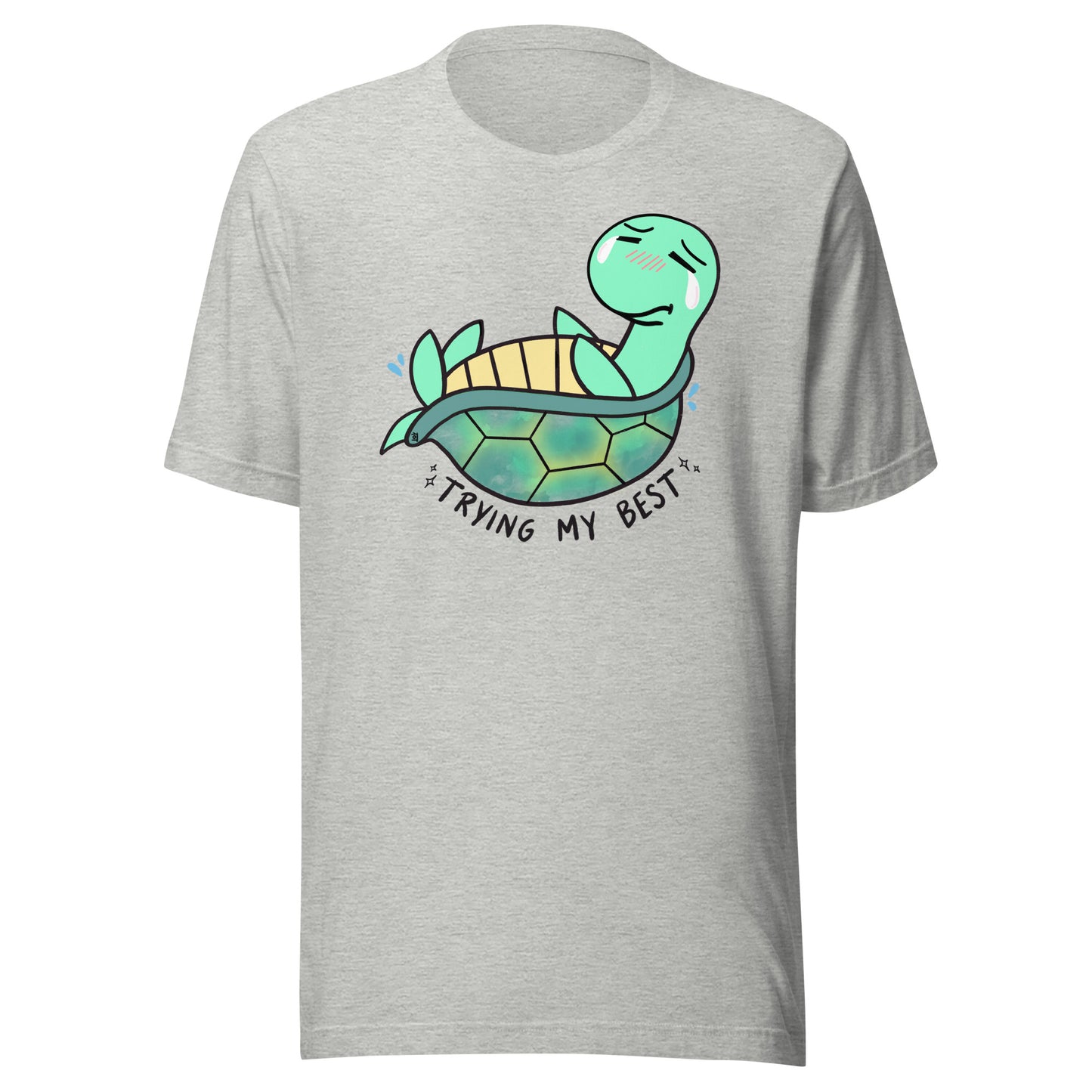 Trying My Best Turtle Unisex T-shirt