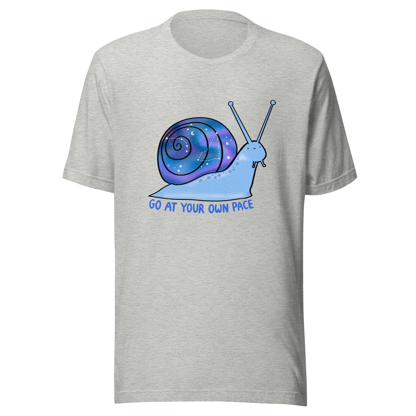 Go At Your Own Pace Galaxy Snail Unisex T-Shirt