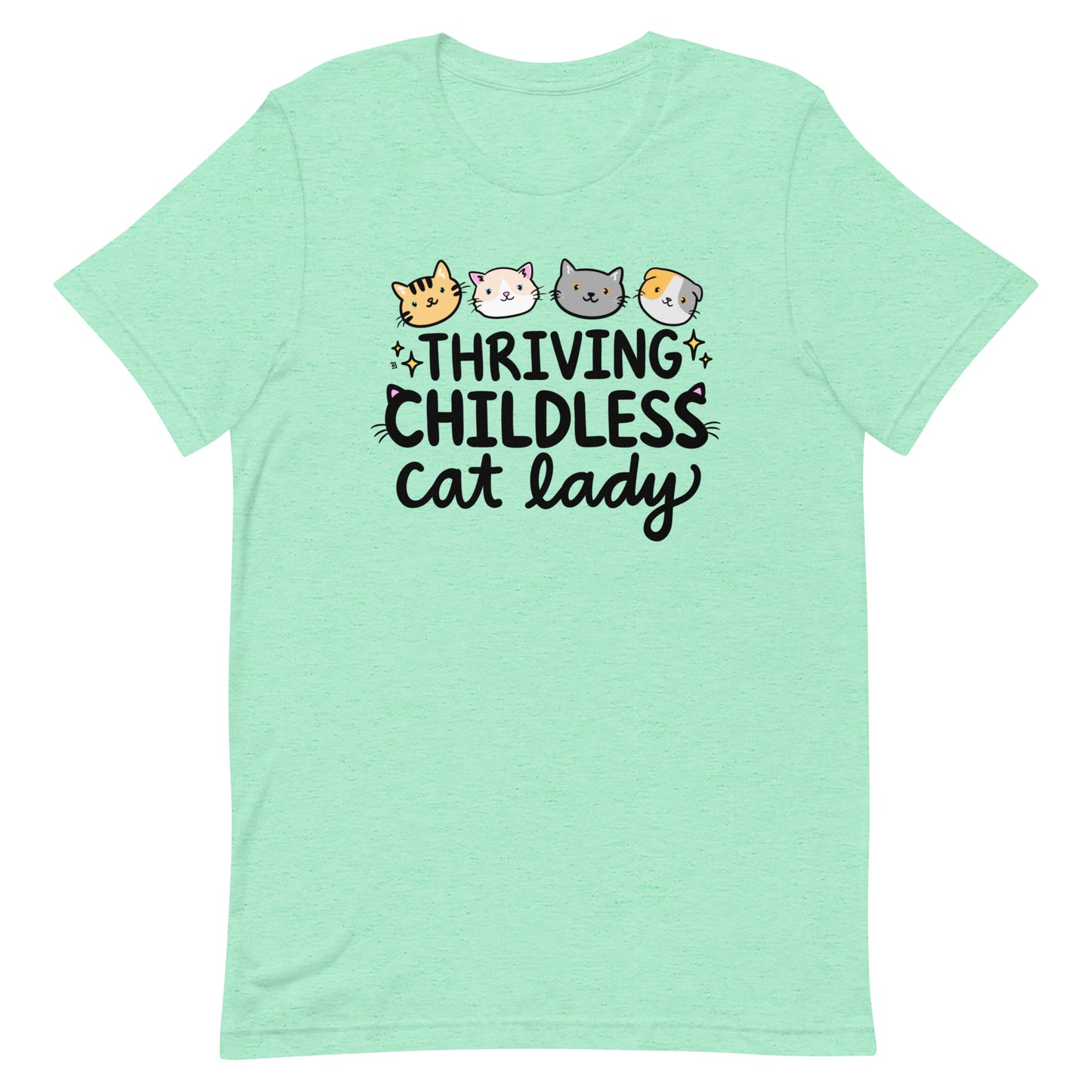 Thriving Childless Cat Lady Unisex T-Shirt