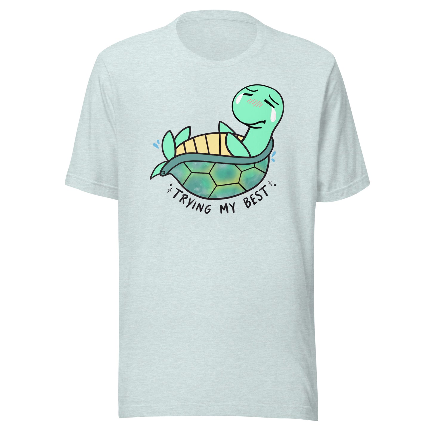 Trying My Best Turtle Unisex T-shirt