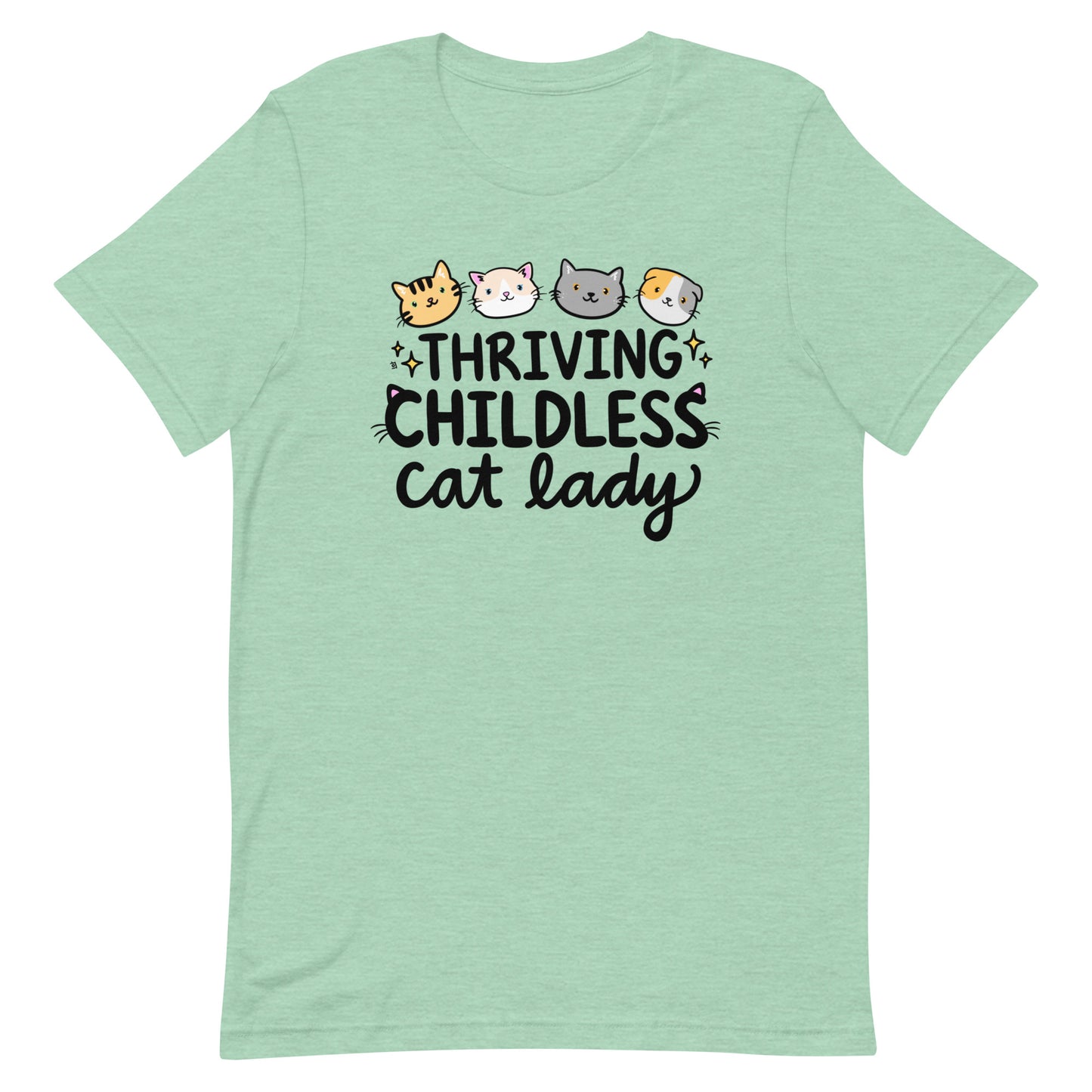 Thriving Childless Cat Lady Unisex T-Shirt