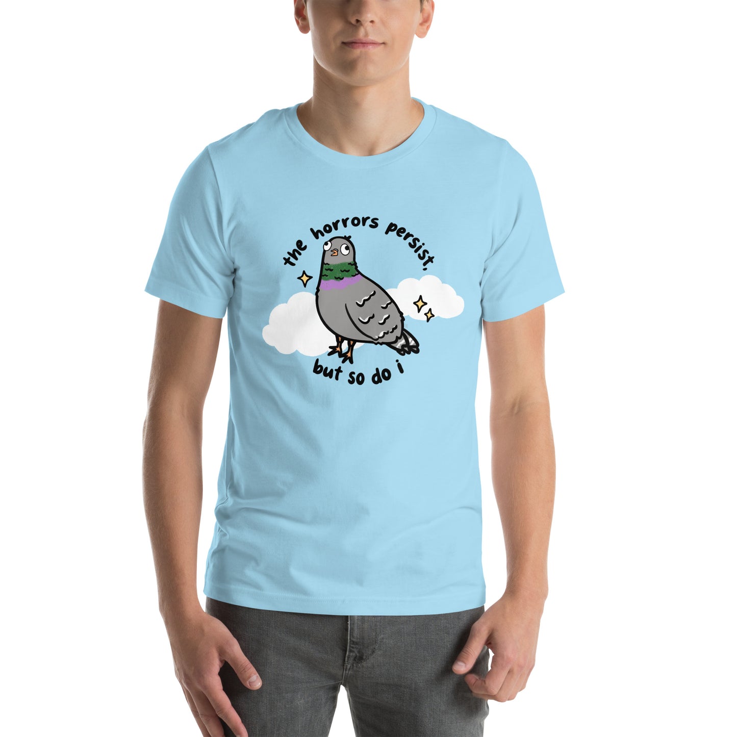 The Horrors Persist, But So Do I Unisex T-Shirt