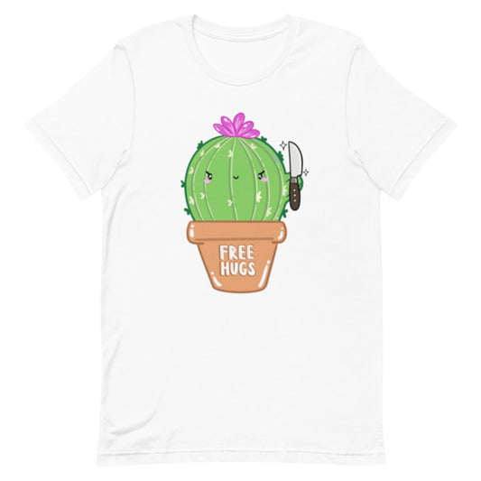 Free Hugs Cactus Unisex T-Shirt