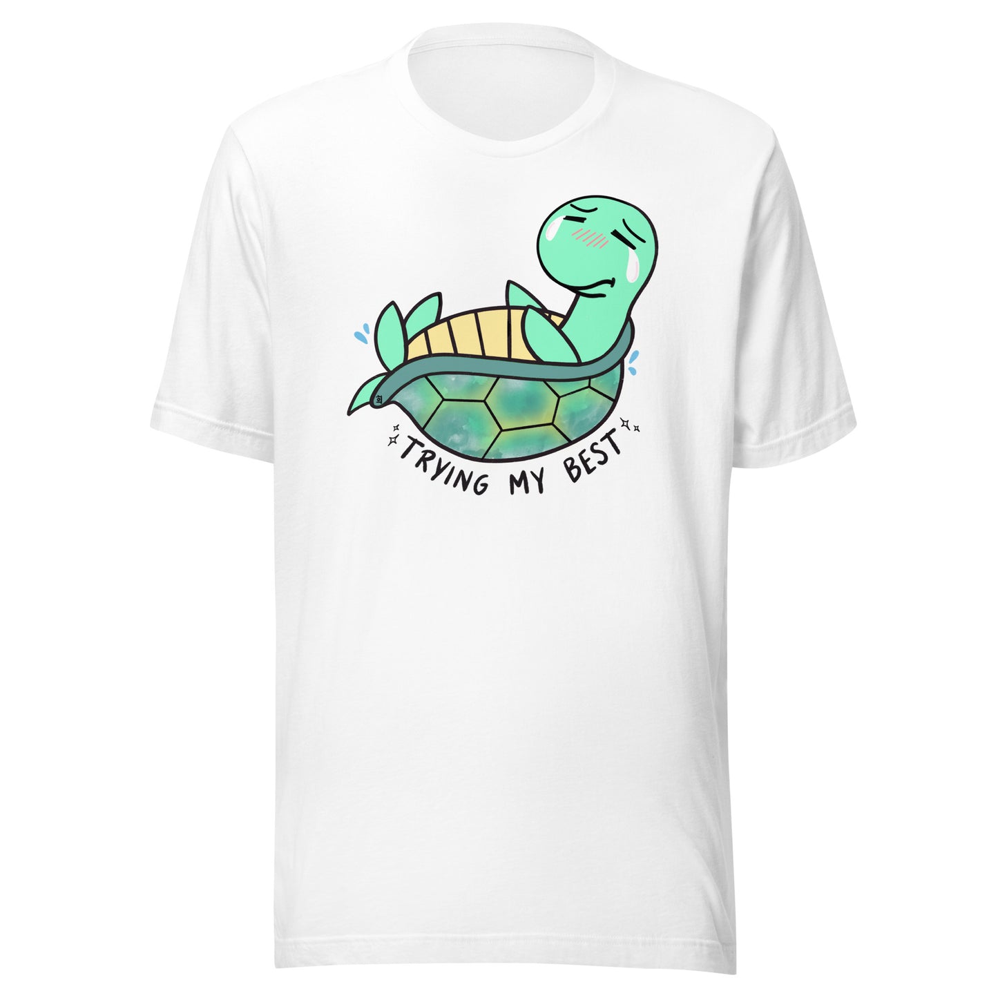 Trying My Best Turtle Unisex T-shirt
