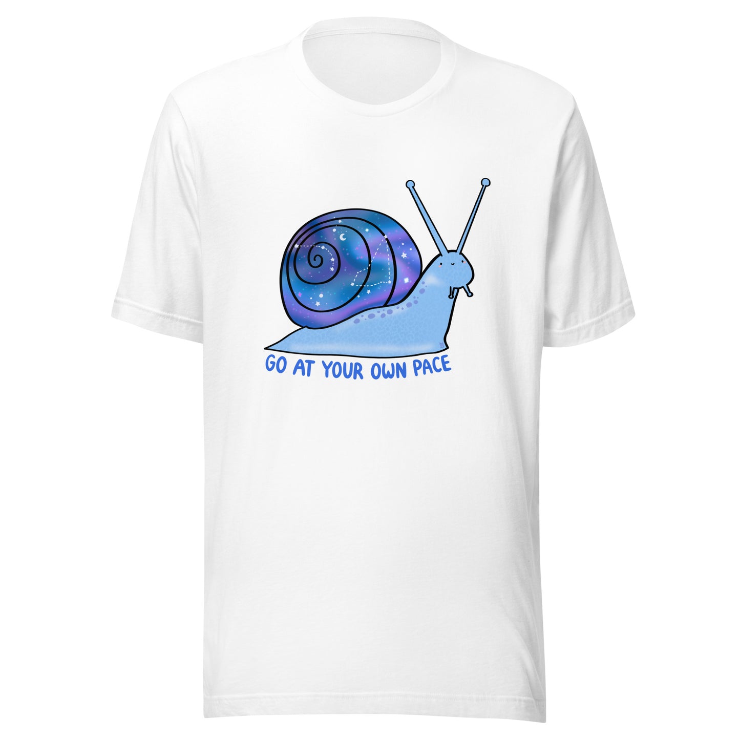Go At Your Own Pace Galaxy Snail Unisex T-Shirt