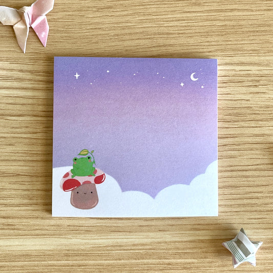 LAST CHANCE Frog and Mushroom Sticky Notes