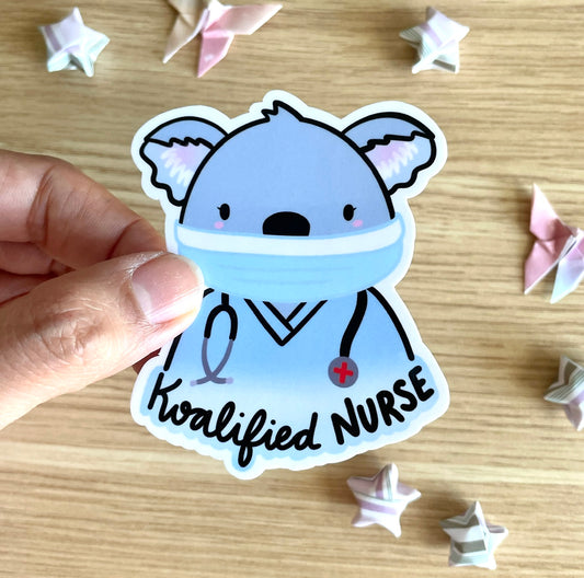Koalified Nurse Vinyl Sticker