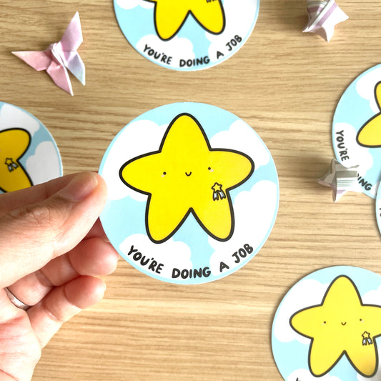 CENSORED You're Doing a Job Vinyl Sticker