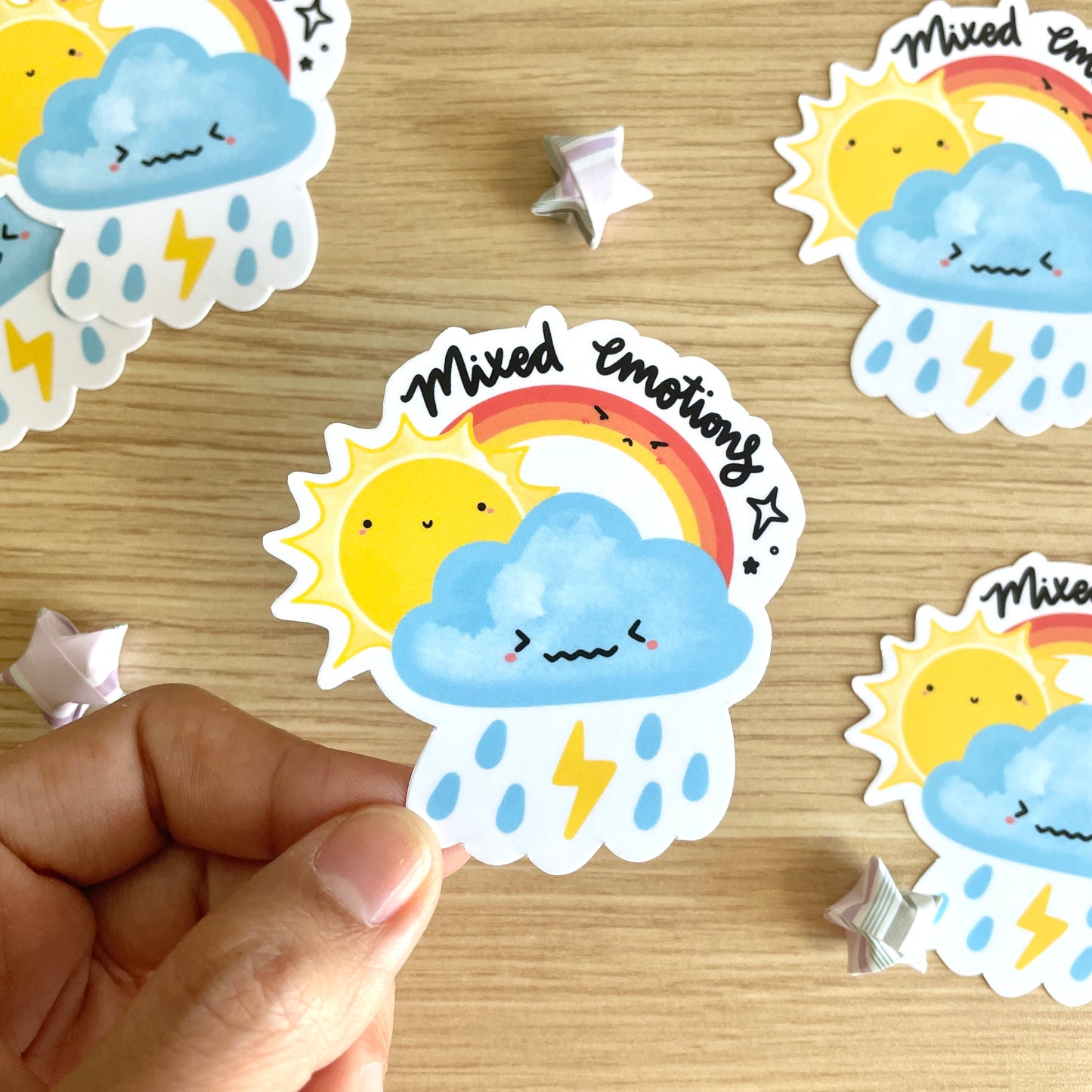 Mixed Emotions Vinyl Sticker