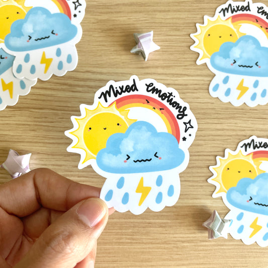 Mixed Emotions Vinyl Sticker