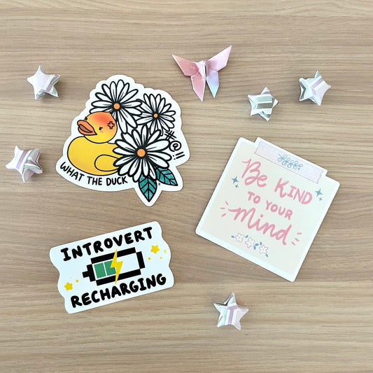 Introvert Recharging Vinyl Sticker