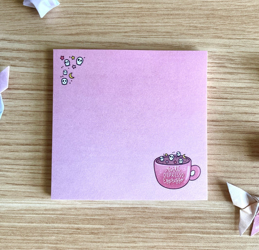 Anti Depresso Espresso Sticky Notes
