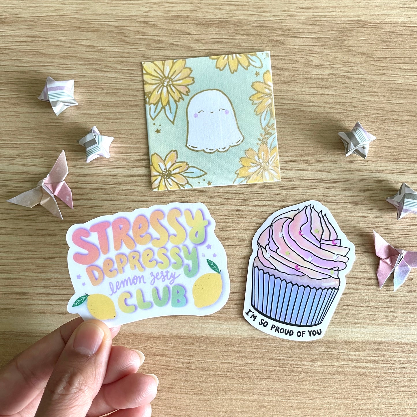 I'm So Proud Of You Cupcake Vinyl Sticker
