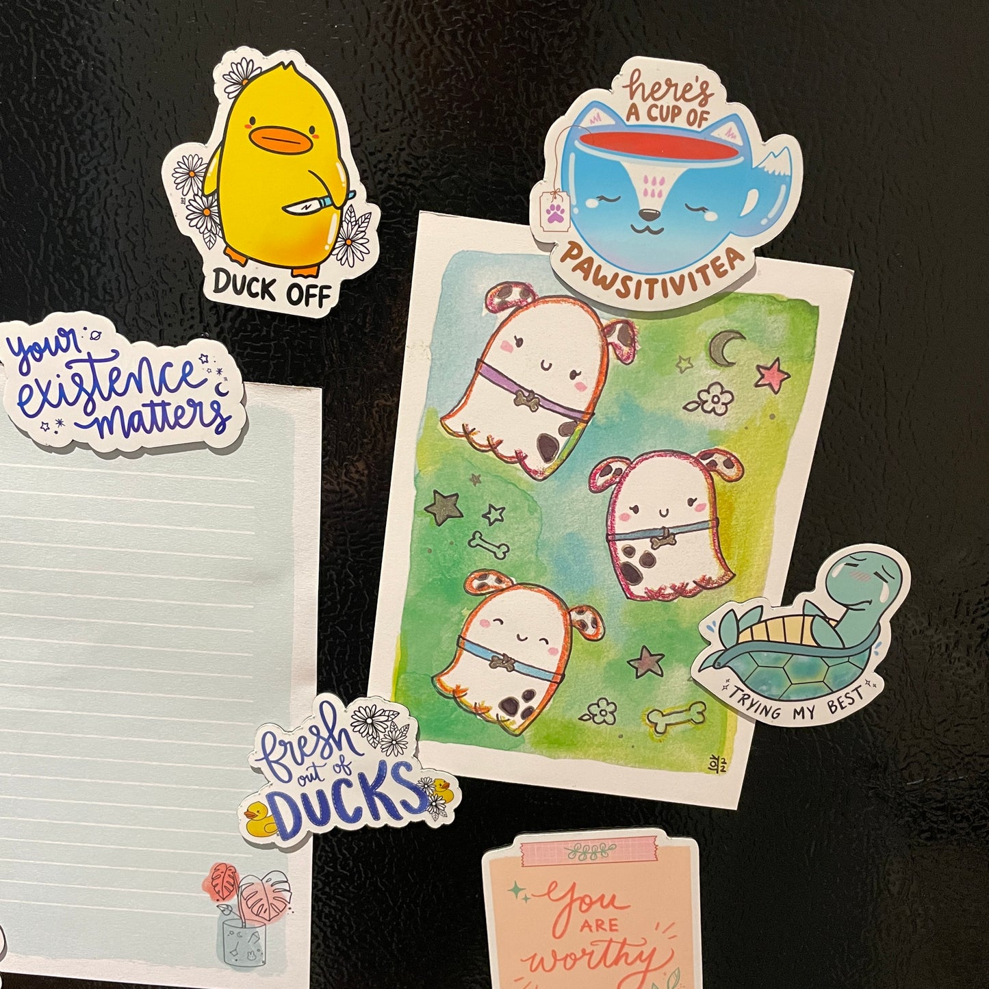 MAGNET: Trying My Best Turtle Magnet