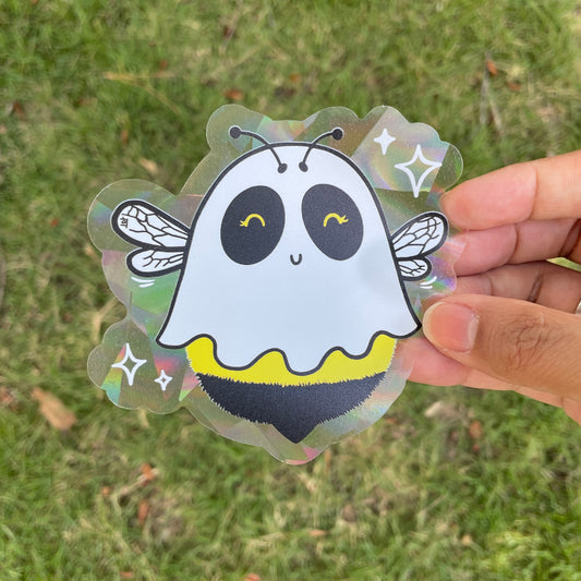 Boo Bee Rainbow Decal Suncatcher