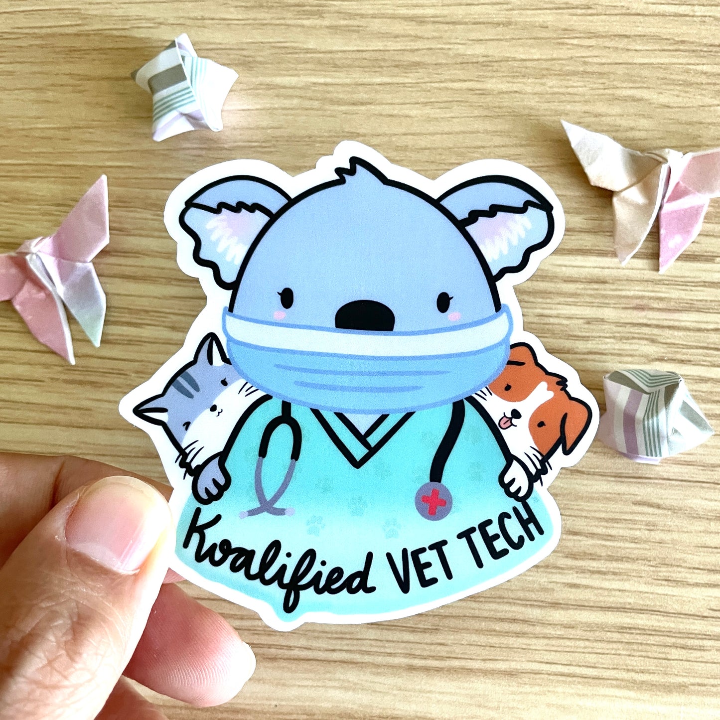 Koalified VET TECH Vinyl Sticker