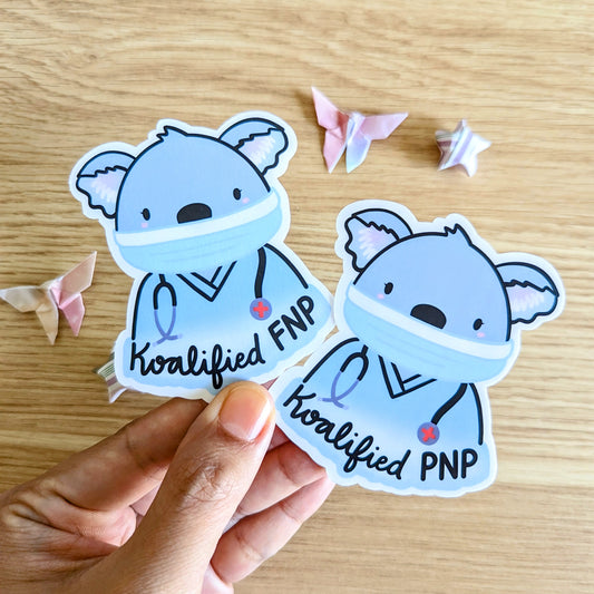 Koalified PNP Primary Nurse Practitioner Sticker