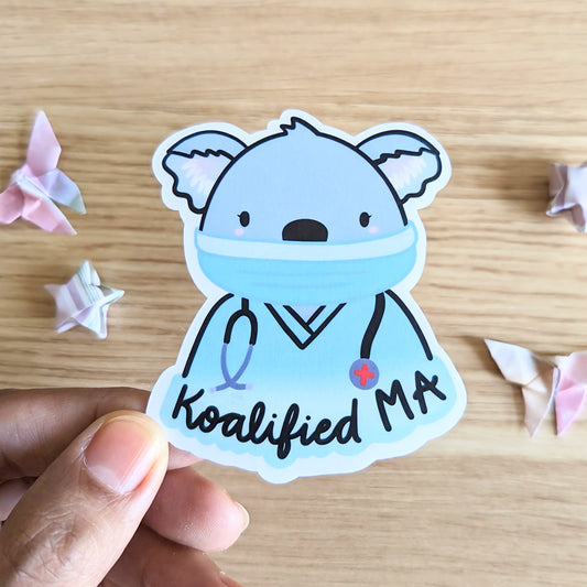 Koalified MA Medical Assistant Sticker