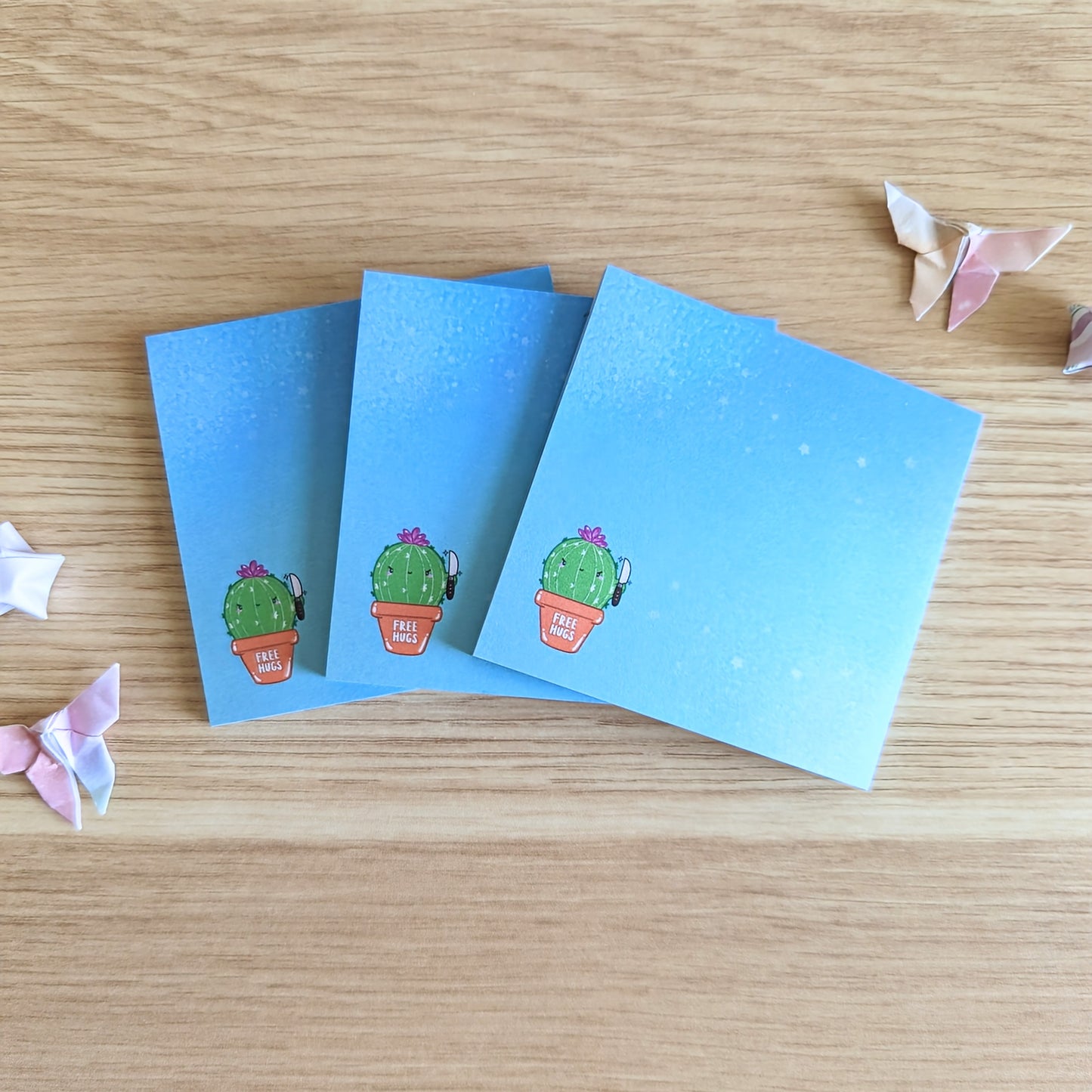 Free Hugs Cactus Sticky Notes