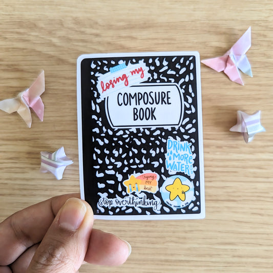 Losing My Composure Vinyl Sticker