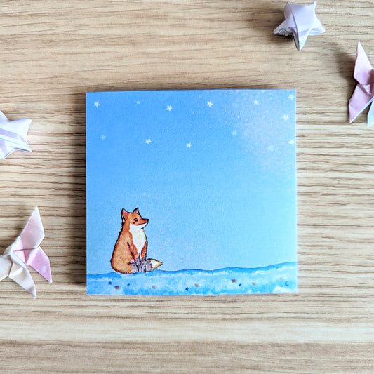 Starry Fox Sticky Notes
