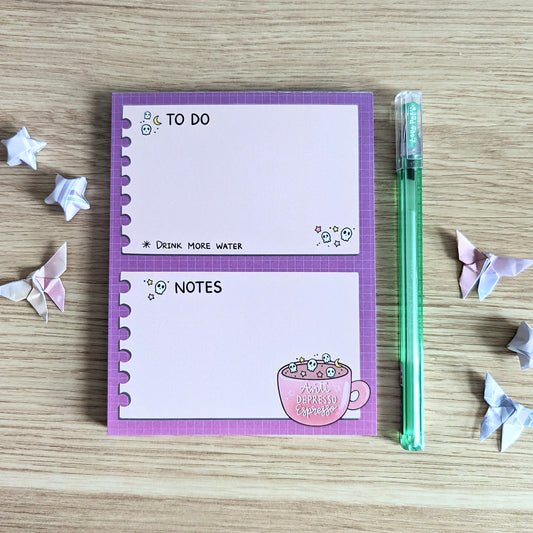 Anti Depresso Espresso Notepad