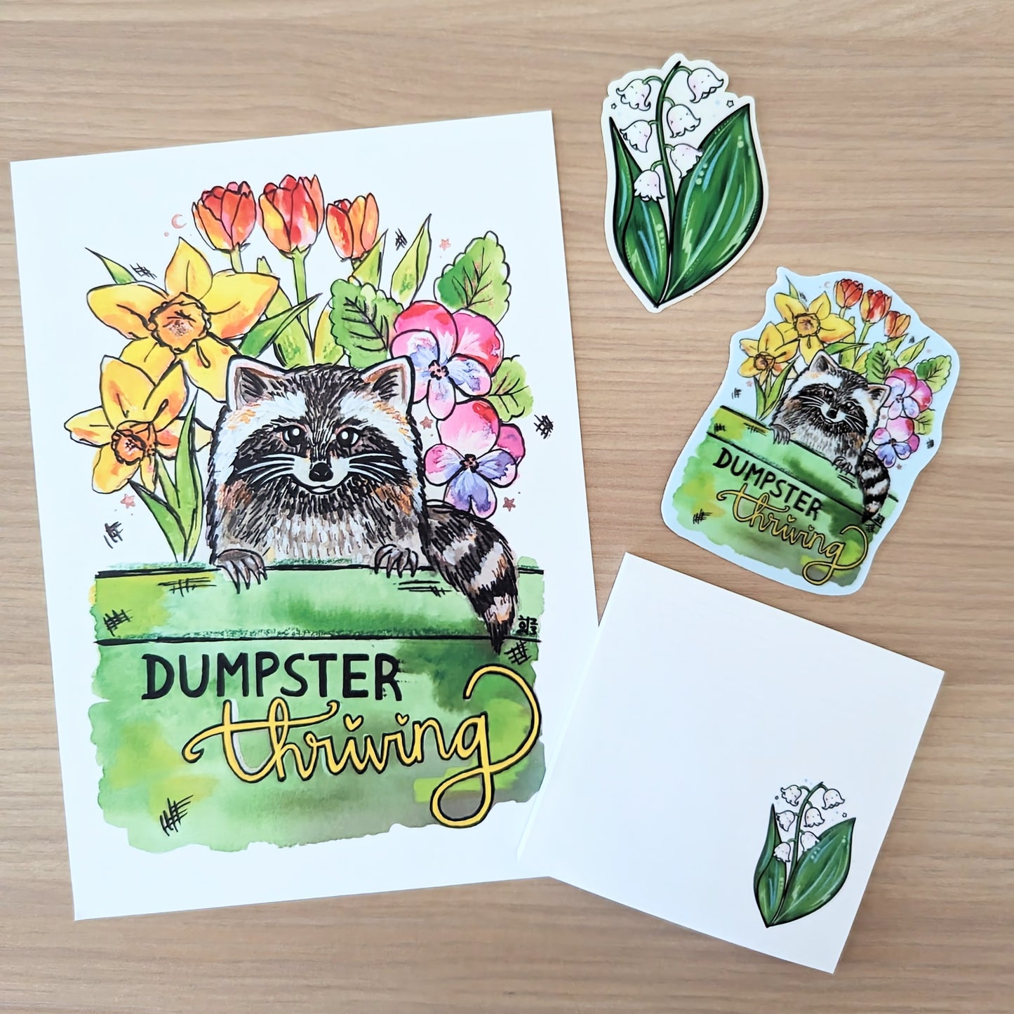 Dumpster Thriving Vinyl Sticker