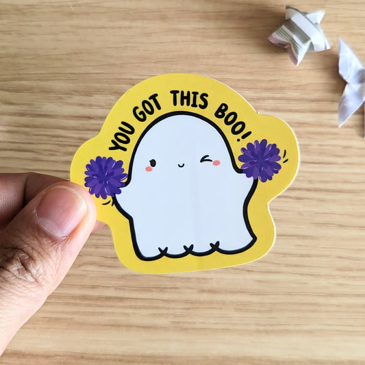 You Got This Boo Vinyl Sticker