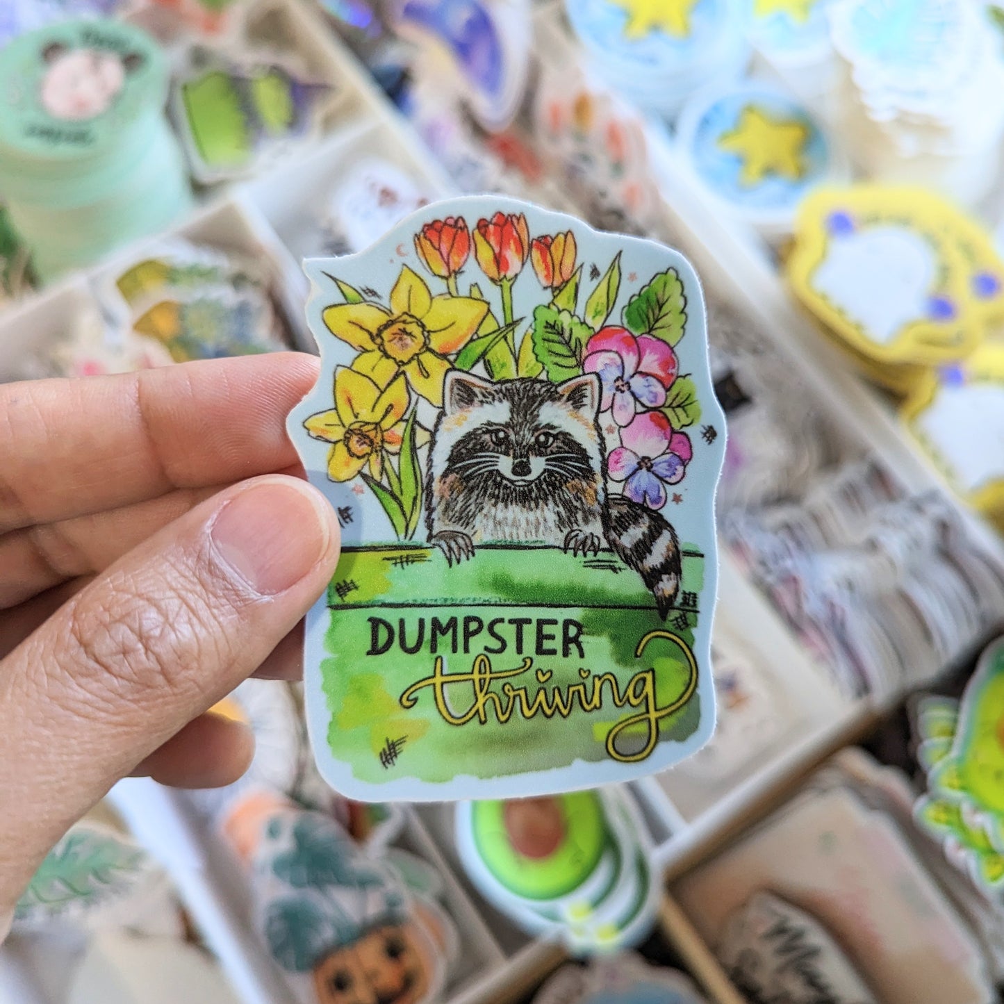 Dumpster Thriving Vinyl Sticker