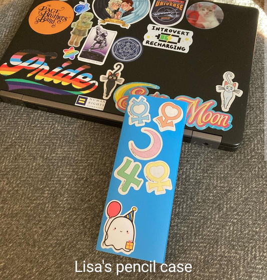 Birthday Ghost Vinyl Sticker (1st Anniversary)