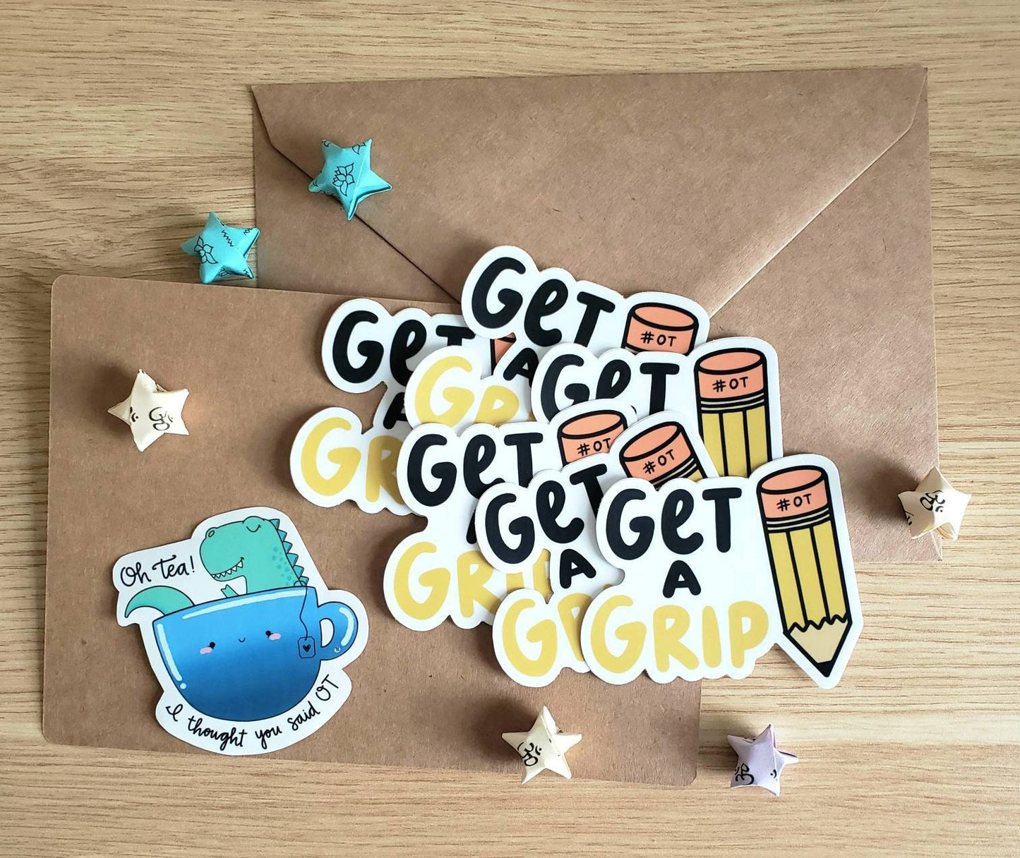 Get A Grip Sticker