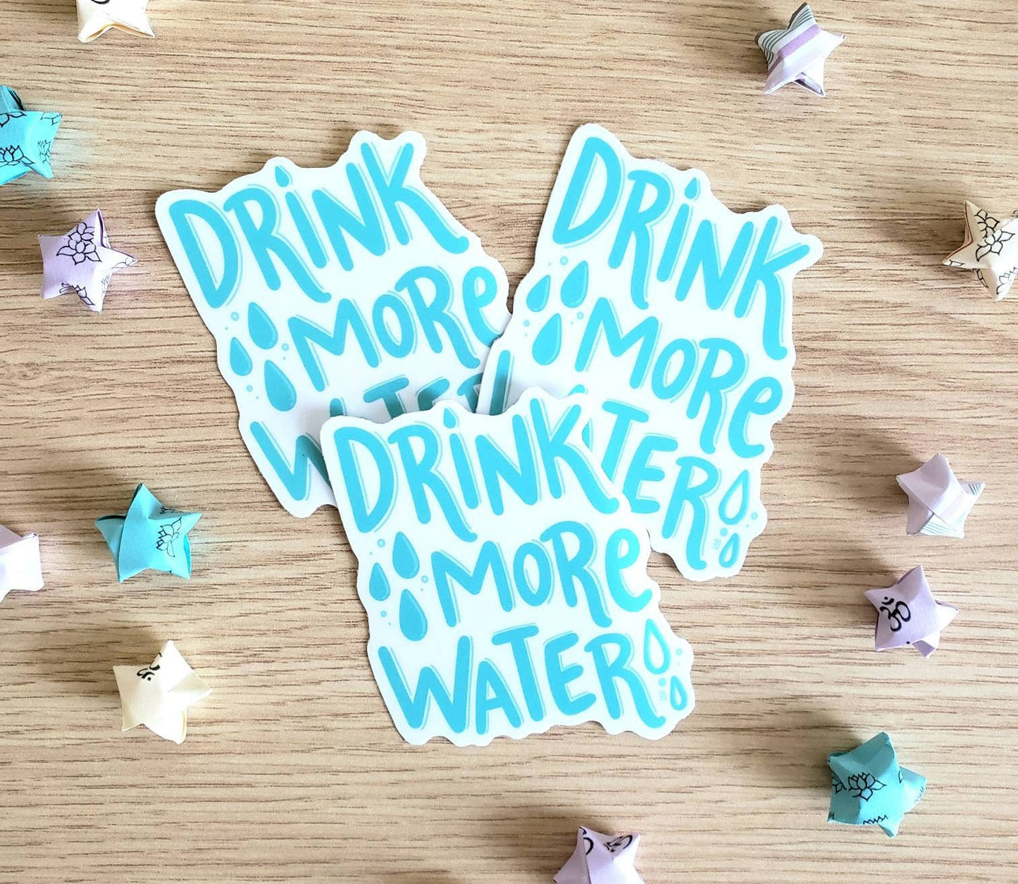 Drink More Water Vinyl Sticker