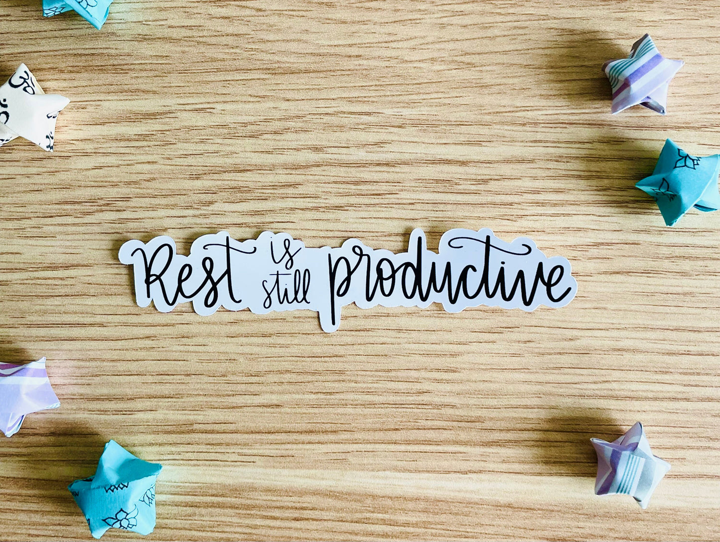 Rest Is Still Productive Vinyl Sticker