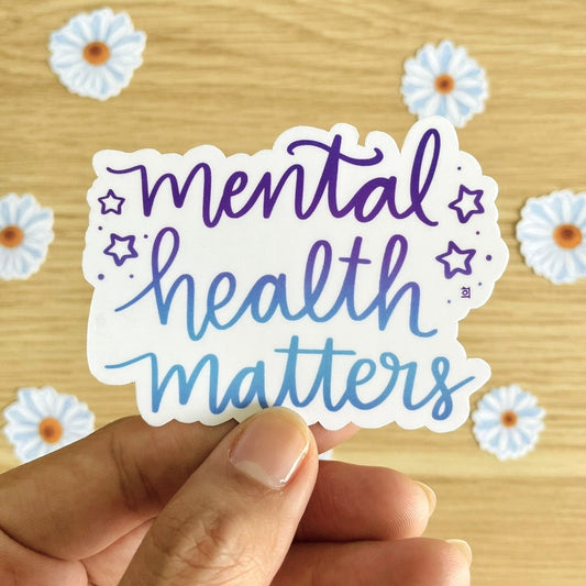 Mental Health Matters Vinyl Sticker