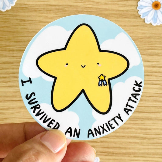 I Survived An Anxiety Attack Sticker