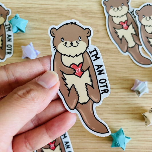 I’m An OTR Otter Vinyl Sticker