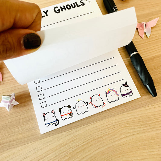 Daily Ghouls Checklist Notepad