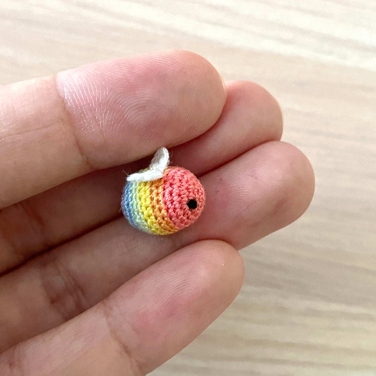 Micro Crochet Baby Bumblebee
