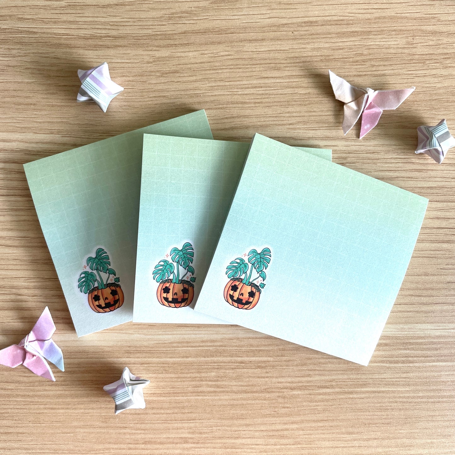 Monster-a Jack-O'-Lantern Sticky Notes