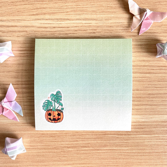 Monster-a Jack-O'-Lantern Sticky Notes